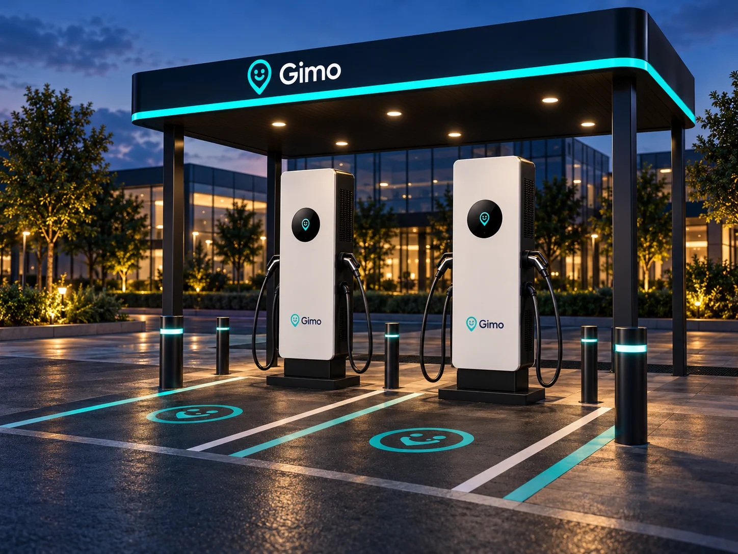 Renderização conceitual da configuração Gimo de 160 kW