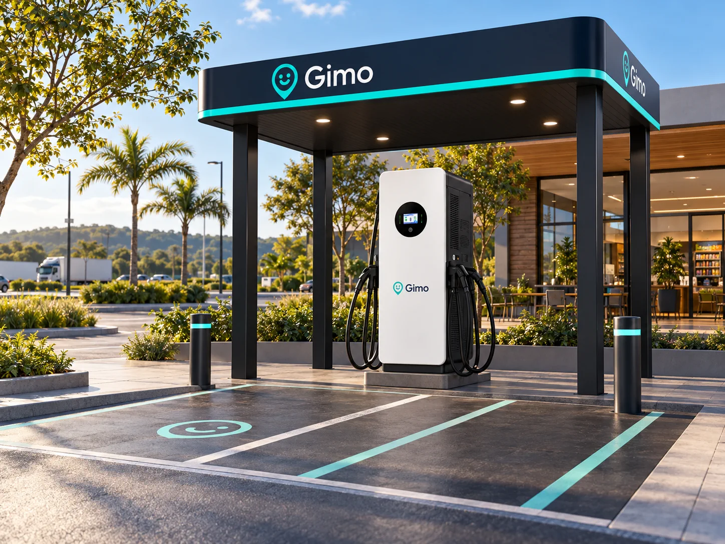 Renderização conceitual da configuração Gimo de 120 kW